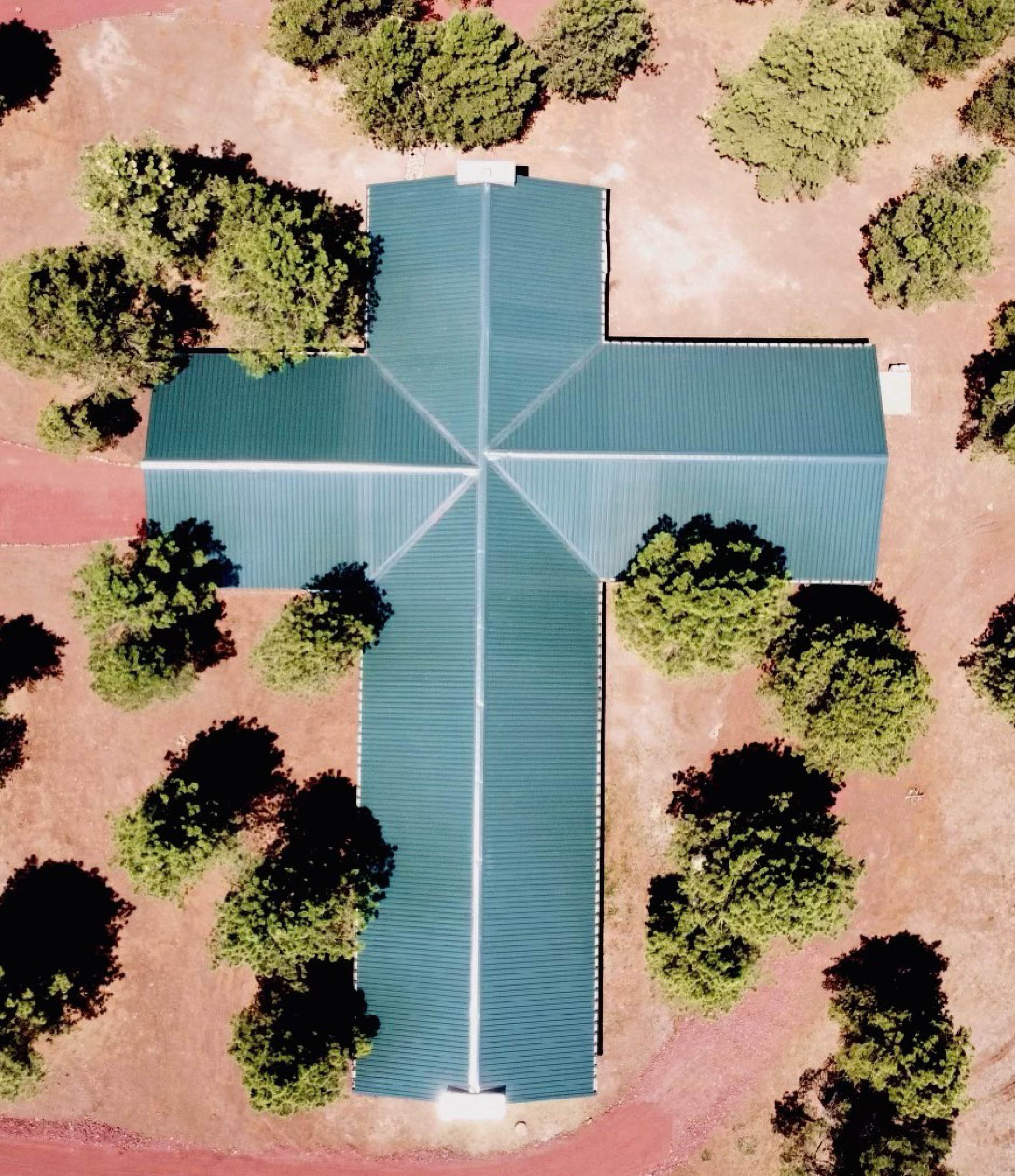 Crossing aerial view 2021